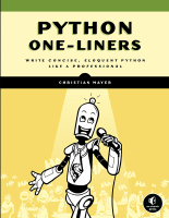 Python One-Liners Write Concise, Eloquent Python.pdf